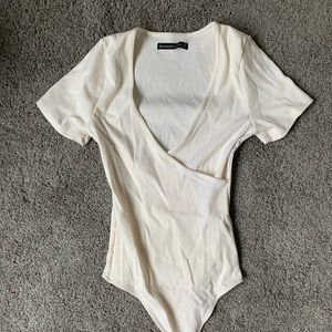 Abercrombie & Fitch Wrap Front Body Suit